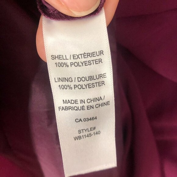 Ricki's Purple‎ Sleeveless Gold Zipper Fit & Flare Dress Sz 8 - Picture 11 of 11